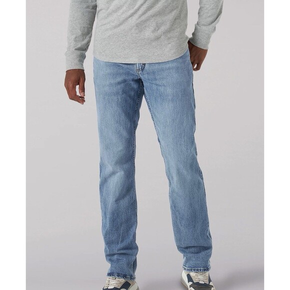 Lee Solo Legendary Regular Fit Straight Leg Jeans Size 35x34 Mens Comfort NEW - Picture 1 of 6
